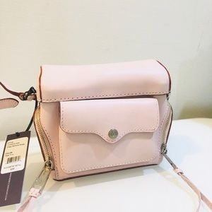 NWT Rebecca Minkoff light pink leather camera bag